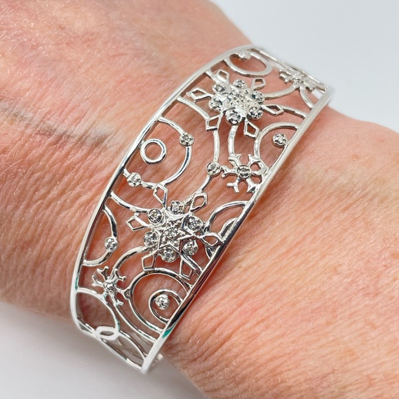 Sterling & Crystal Bracelet - Picture 1 of 5